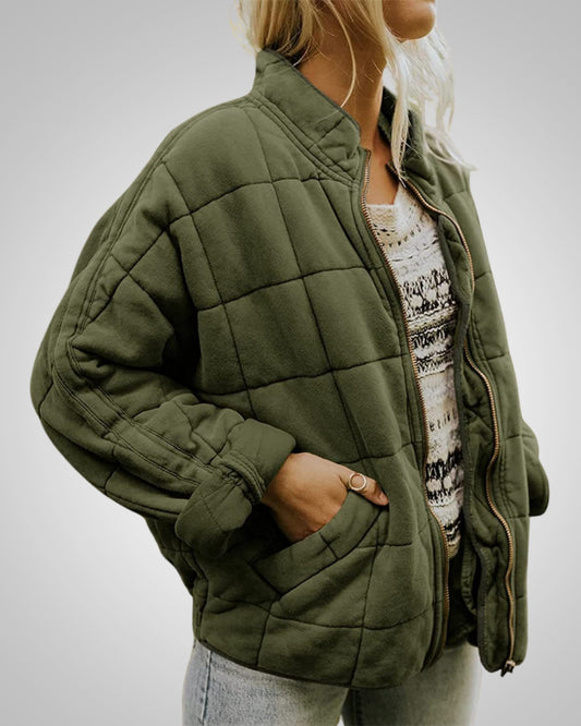 Claudia | Damen Oversized Lässiger Zeitloser Jacke