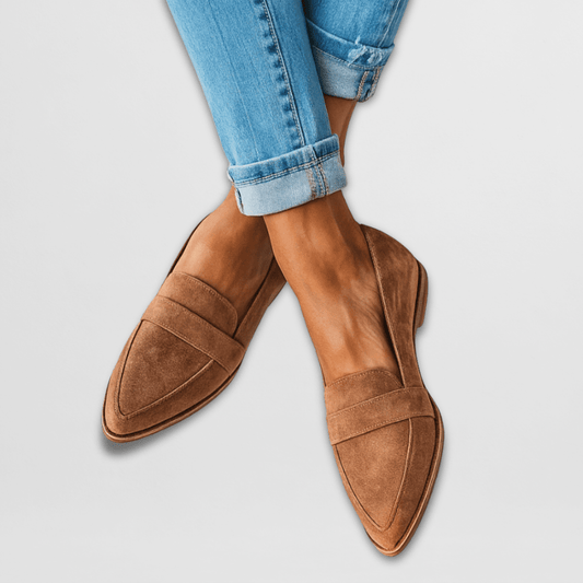 Jacqueline | Damen Lässig Pointed Toe Slip-on Loafers