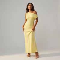 Julia | Damen Festlich Langes Hochzeitsgast Maxikleid