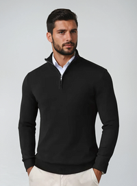 Kenneth | Herren Slim Fit Quarter-Zip Pullover