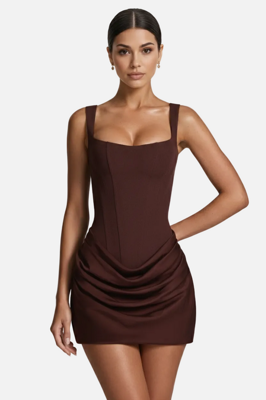 Sigrid | Damen Elegantes Mini Abendkleid