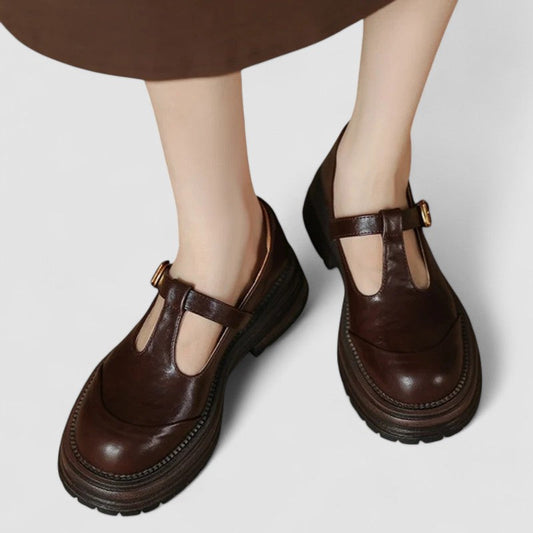 Damen Mary Jane Schuhe im Vintage-Stil