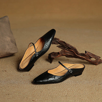 Damen Pantoletten im Slip-On-Stil