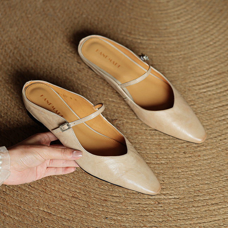 Damen Pantoletten im Slip-On-Stil