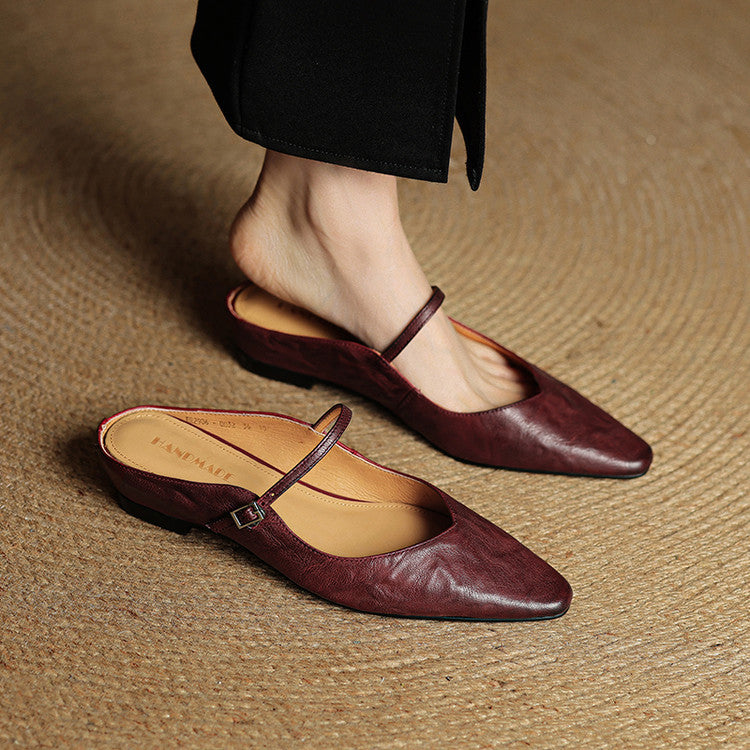 Damen Pantoletten im Slip-On-Stil