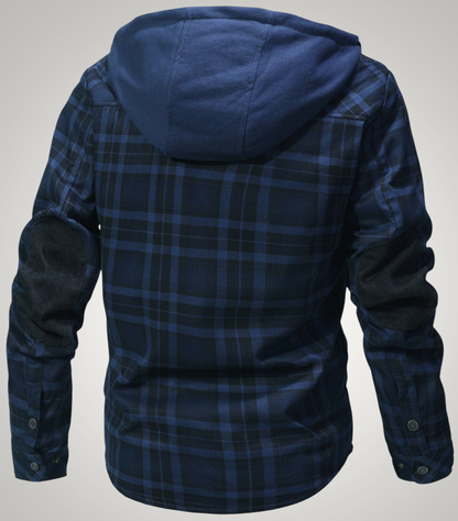 Henry | Herren Gefütterte Karierte Hemdjacke