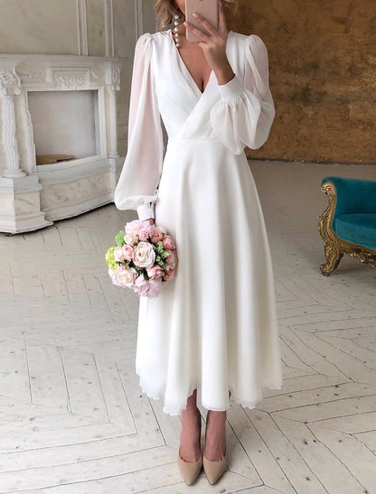 Damen Festliches Hochzeitsgast Midikleid
