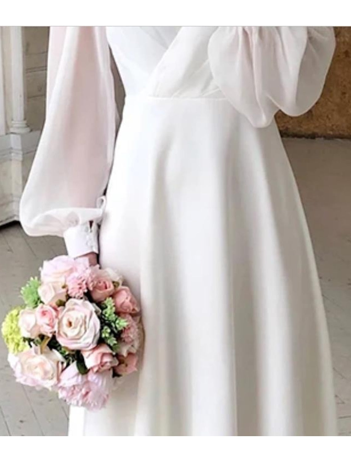 Damen Festliches Hochzeitsgast Midikleid