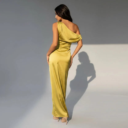 Julia | Damen Festlich Langes Hochzeitsgast Maxikleid