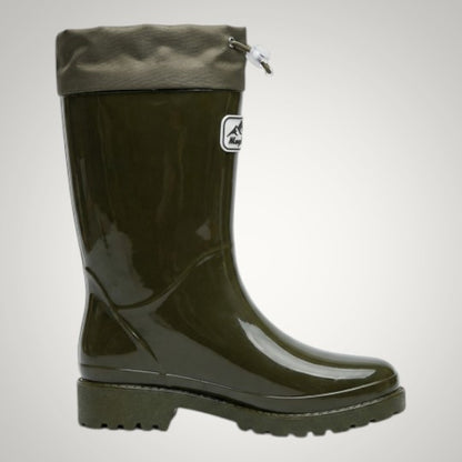 Sarah | Damen Wasserdichte Wadenhohe Gummistiefel mit Kordelzug