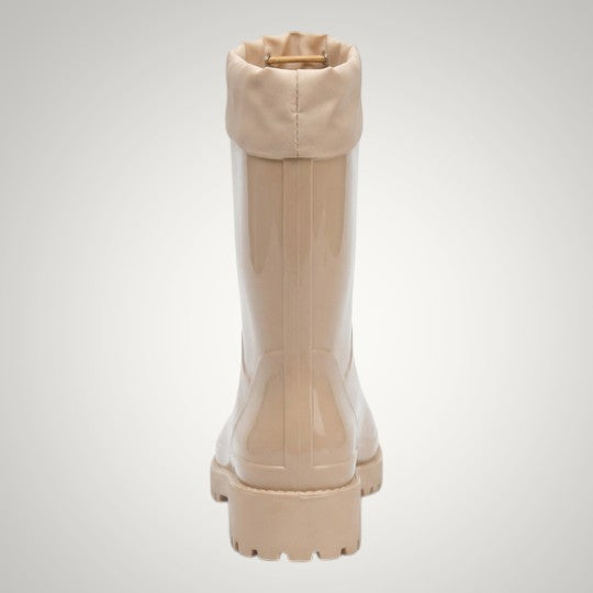 Sarah | Damen Wasserdichte Wadenhohe Gummistiefel mit Kordelzug