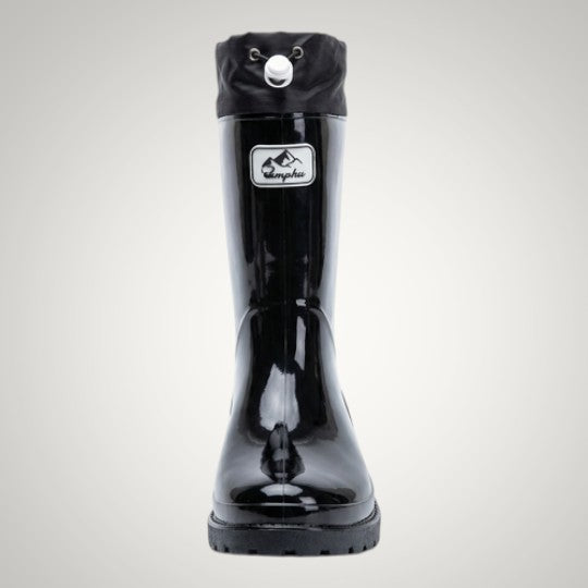Sarah | Damen Wasserdichte Wadenhohe Gummistiefel mit Kordelzug