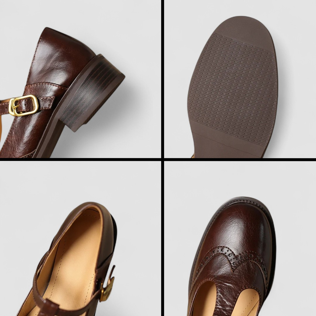 Nele | Damen Orthopädische Riemchenschuhe