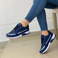 Angelika | Damen Orthopädische Plateau Sneaker