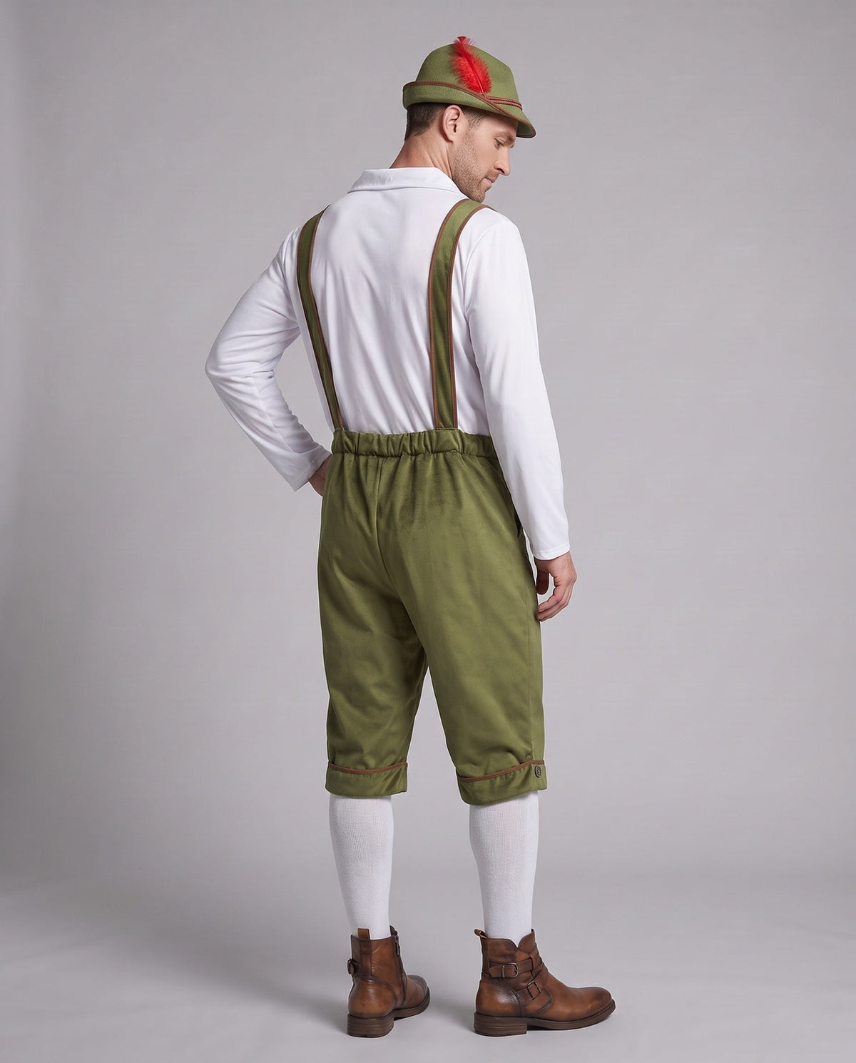 Sven | Herren Klassischer Trachtenschnitt Lederhose
