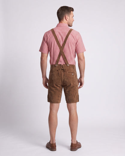 Markus | Herren Verstellbarer Trachten Lederhose