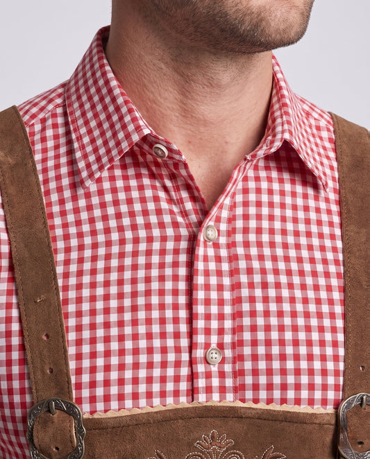 Markus | Herren Verstellbarer Trachten Lederhose