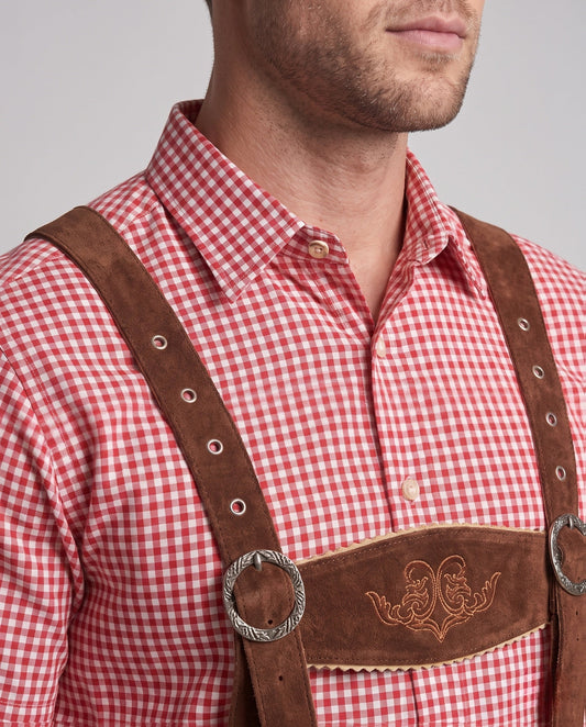 Patrick | Herren Traditionell Knielang Lederhose