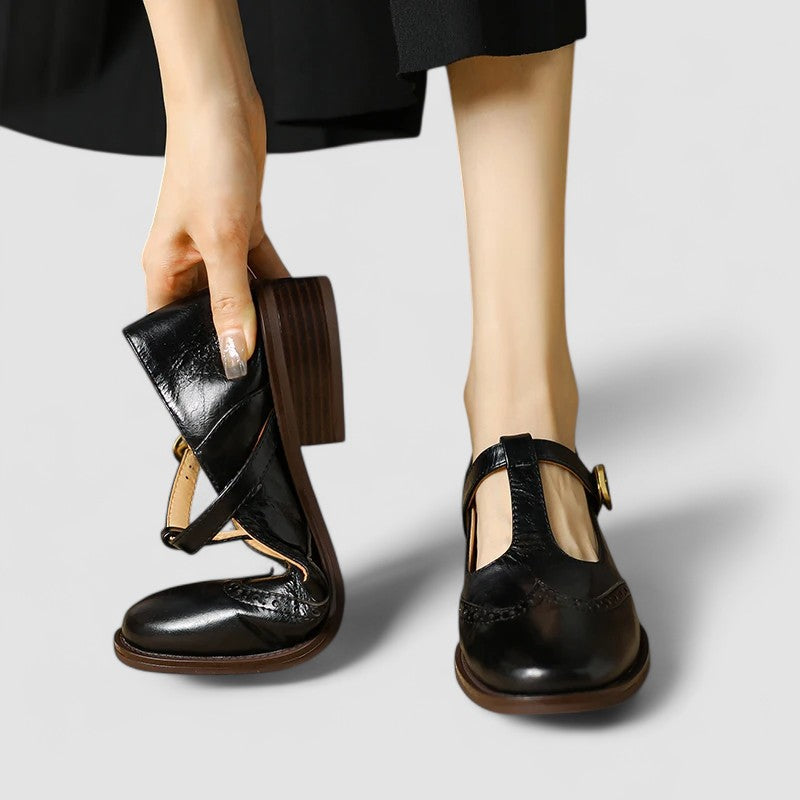 Nele | Damen Orthopädische Riemchenschuhe