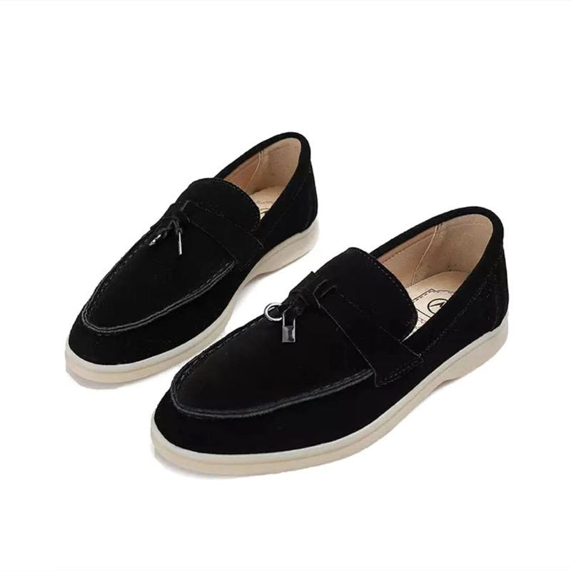 Damen Lässige Flache Casual Loafer