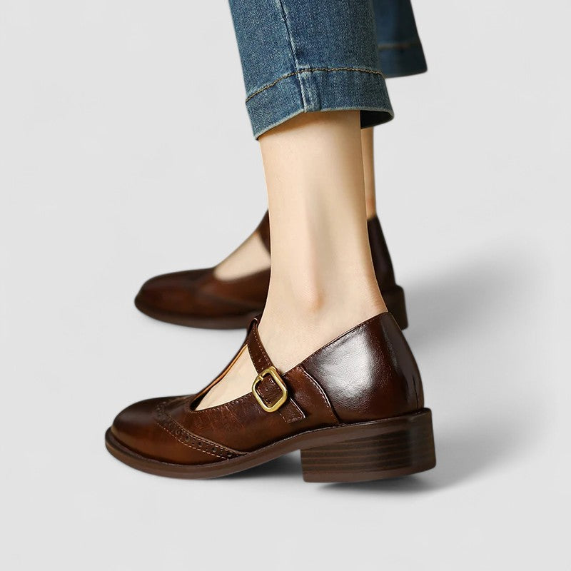 Nele | Damen Orthopädische Riemchenschuhe