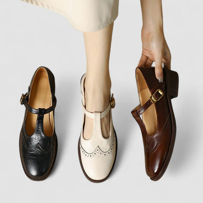 Nele | Damen Orthopädische Riemchenschuhe