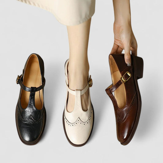 Nele | Damen Orthopädische Riemchenschuhe