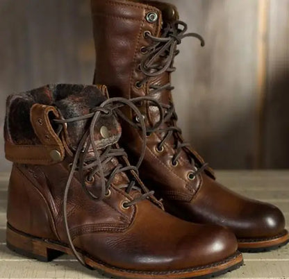 Sam | Casual Schnürstiefeletten mit Niedriger Absatz
