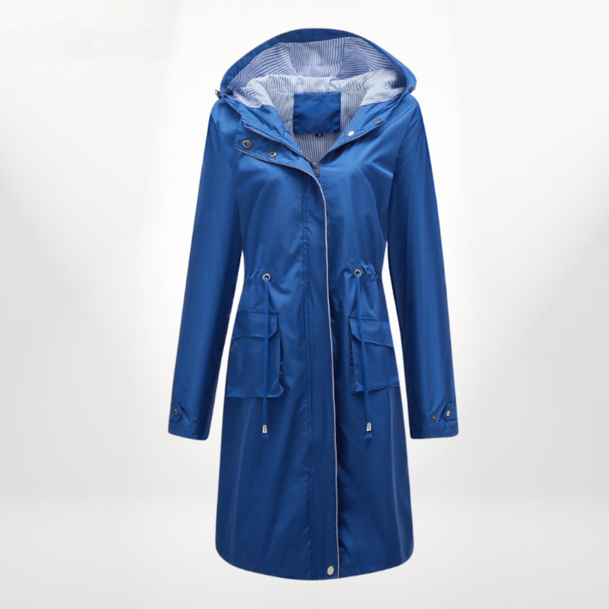 Angelika | Damen Klassisch Kordelzug Regenjacke