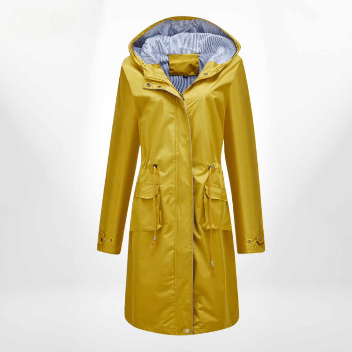 Angelika | Damen Klassisch Kordelzug Regenjacke