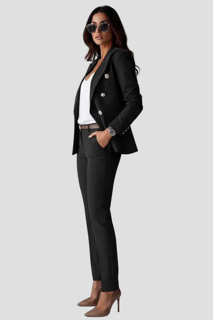 Johanna | Damen Lässig Blazer Anzug Set