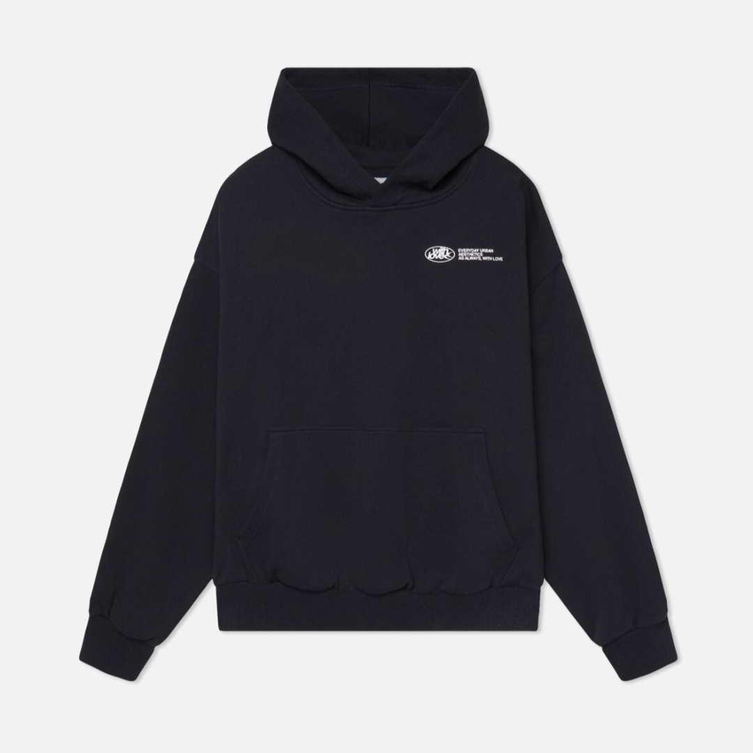 Angelika | Damen Oversized Bedruckter Kapuzenpullover