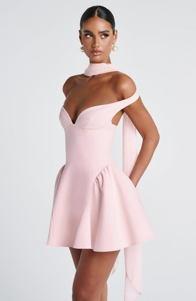 Valentina | Damen Gelber Leichter Stretch Mesh Kleid Schal