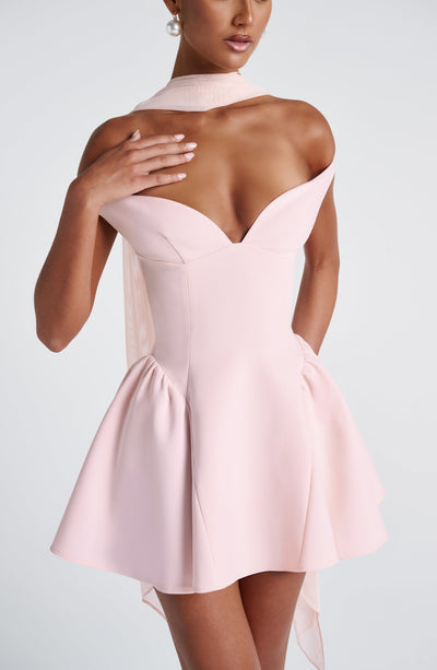 Valentina | Damen Gelber Leichter Stretch Mesh Kleid Schal