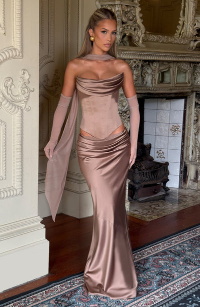 Valentina | Damen Gelber Leichter Stretch Mesh Kleid Schal