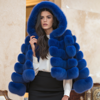 Barbara | Damen Winter Kunst Pelz Jacke