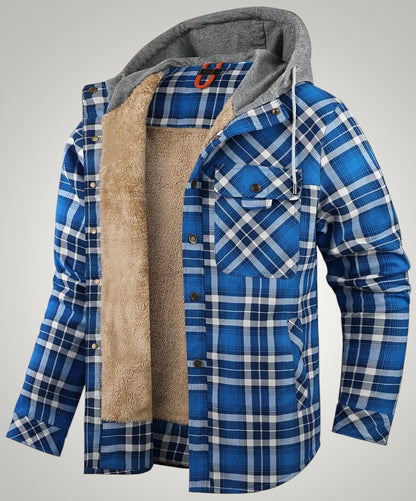 Henry | Herren Gefütterte Karierte Hemdjacke