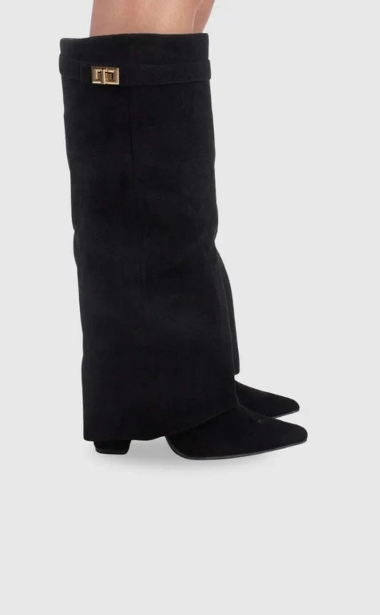 Elena | Damen Elegante Wildleder Stiefel Boots