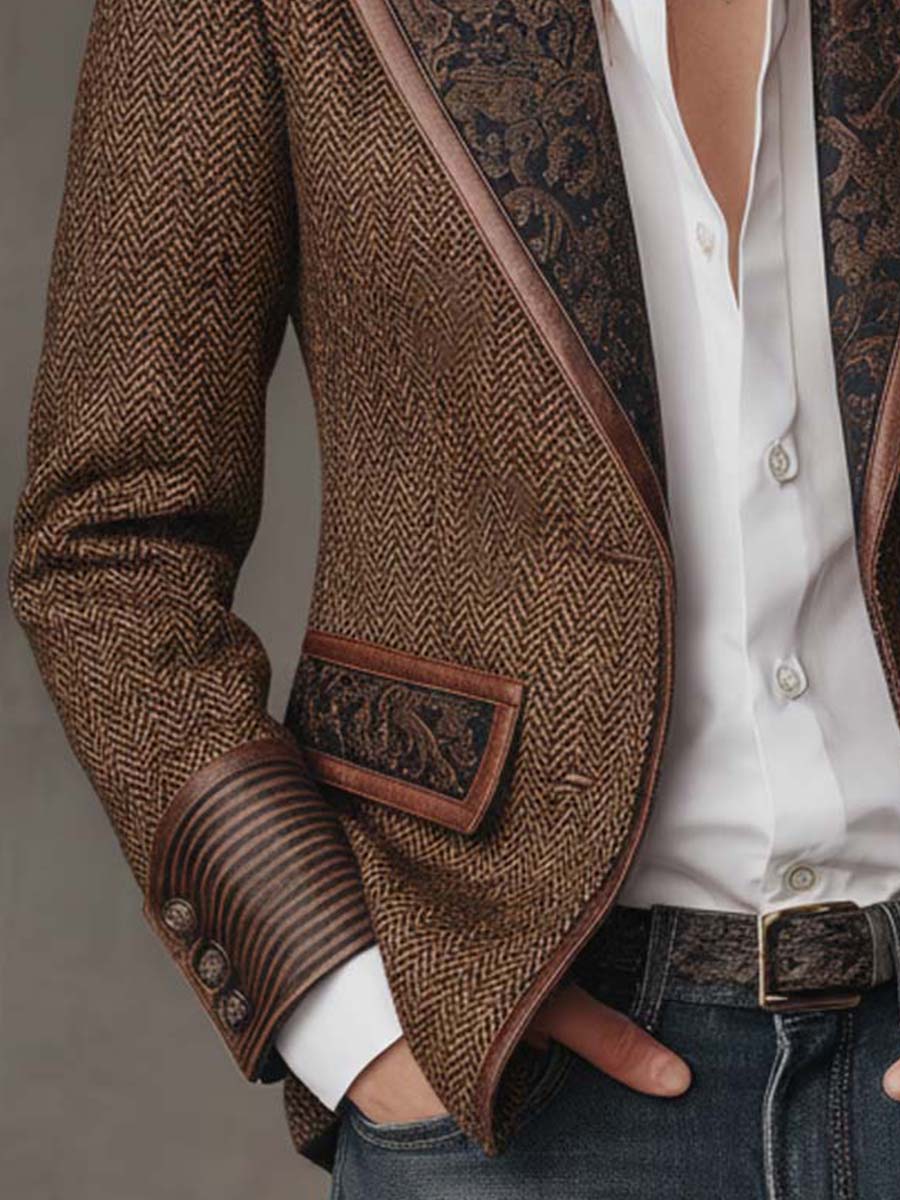 Clara | Damen Taillierter Strukturierter Tweed-Blazer