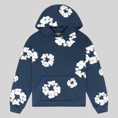 Cornelia | Damen Lässiger Blumenprint Hoodie