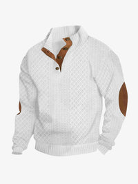 Moritz | Herren Casual Zopfmuster Regular Fit Pullover
