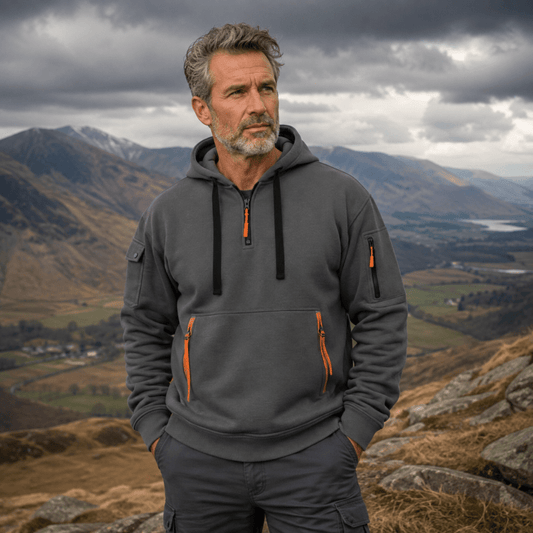 Daniel | Herren Sportlicher Half-Zip Hoodie