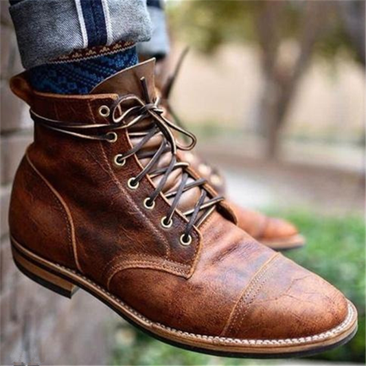 Dieter | Herren Robuste Geschnürte Stiefeletten mit Kappe