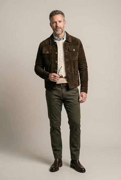 Noah | Herren Aufgesetzte Brusttaschen Feldjacke