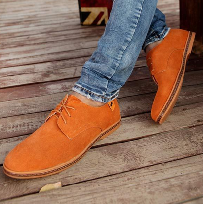 Fin | Herren Lässige Wildleder Schnürschuhe