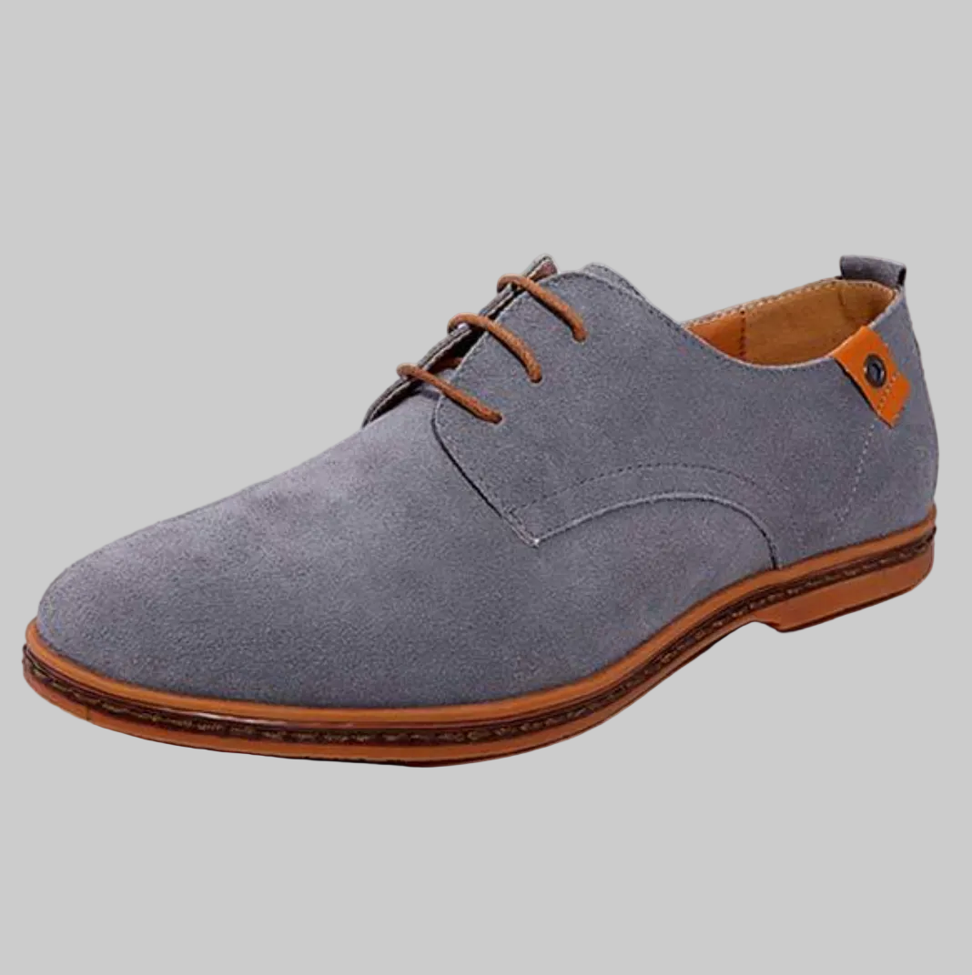 Fin | Herren Lässige Wildleder Schnürschuhe