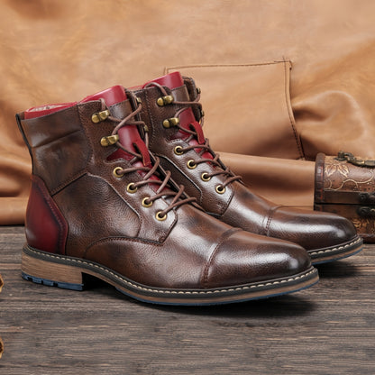Florian | Herren Robuste Geschnürte Stiefeletten