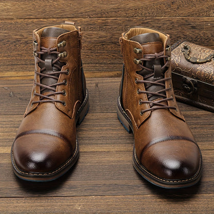 Florian | Herren Robuste Geschnürte Stiefeletten