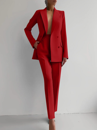Jessica | Damen Elegant Knöpfen Maßanzug