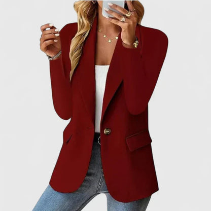 Ingrid | Damen Klassischer Regular Fit Knopf Blazer